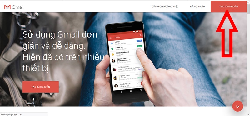 Hướng dẫn cơ hội tạo ra thông tin tài khoản Gmail Google tiên tiến nhất - Cách 01